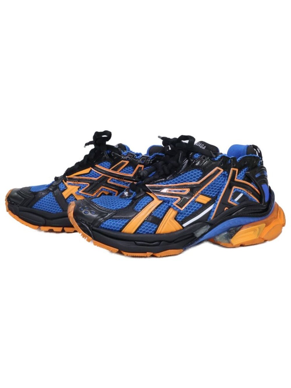 Balenciaga Runner Distressed Cutoff Mesh Sneakers